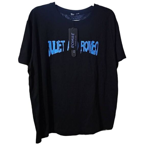 RoMWe Juliet and Romeo graphic T-shirt Size XL NWT - Picture 5 of 7
